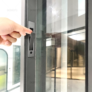 <span class=keywords><strong>Ventanas</strong></span> Corredizas de Aluminio de Diseño Moderno con Tendedero, Ventana de Balcón con Doble Vidrio y Mosquitera - Product Image 6