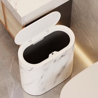 Cubo de Almacenamiento de Plástico con Diseño Cuadrado y Tapa Abierta, Nuevo Modelo 2025, para Uso en Hoteles, Hogares, Cocinas, Salas de Estar y Baños