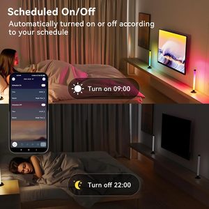 Smart RGB LED Music Sync Color-Changing <b>TV</b> Backlight App <b>Remote</b> <b>Control</b> USB Powered LED Lights for Gaming - Product Image 3