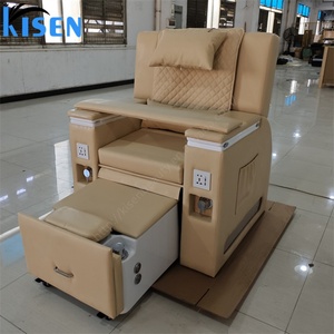 Kisen Luxury Comfortable Electric Reclining Foot Care Massage Manicure Sofa Feet SPA Pedicure Chair for Nail Salon - Product Image 4
