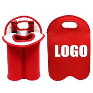Bolsa Térmica para Vino con Logotipo Personalizado, Bolsa de Regalo para Botellas de Vino, Funda Aislante para Botellas - Product Image 1