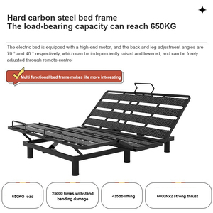 Hiện Đại Đồ Nội Thất Phòng Ngủ Điều Khiển Từ Xa Đ<span class=keywords><strong>a</strong></span> Năng Người Dùng Thân Thiện Với Điện Có Thể Điều Chỉnh Thông Minh Vua Giường Khung - Product Image 2