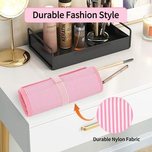 Borsa Organizer per Pennelli da Trucco Professionale OEM Oxford con Finestra Trasparente, Colore Personalizzabile per Artisti e Viaggi - Product Image 5