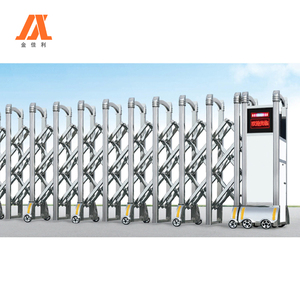 <span class=keywords><strong>Portail</strong></span> coulissant extérieur en accordéon, en alliage d'aluminium, électrique, industriel, rétractable - Product Image 4
