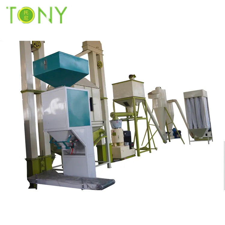 Prix d'usine Tony Machine complète à granulés de bois/moulin à granulés de bois/ligne de production de granulés de bois