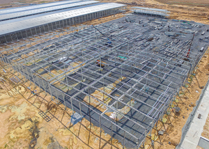 Chất lượng cao đúc sẵn hội thảo mạ kẽm nhà máy công nghiệp đổ kết cấu thép thiết kế kho xây dựng - Product Image 6