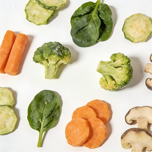 पालतू जानवरों के लिए फ्रीज-सूखे सब्जियां और फल एक पोषण संतुलित, प्राकृतिक और स्वस्थ विकल्प प्रदान करते हैं। - Product Image 5