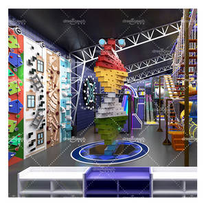 Dream Catch Custom 1000 Sqm Comercial Gran Aventura Deporte Trampolín Park Soft Play Kids Indoor Playground con grandes toboganes - Product Image 3