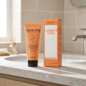 Espuma Limpiadora Facial NAEXY 100ml Carrot Vita Recovery, Primer Paso para una Piel Limpia y Suave, Limpiador Facial de Alta Rotación - Product Image 3