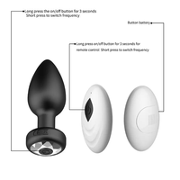 Fabrik-Großhandel Bluetooth Analplug Vibrator APP Fernbedienung Wassertropfen-Buttplug Paar-Langstreckenspiel Erwachsenen-Sexspielzeug