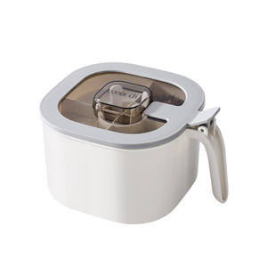 Caja de Condimentos 4 en 1 con Cuchara, Tarro de Especias, Múltiples Compartimentos, Salero, Pimentero, Frascos para Especias, Estante para Especias para Armarios, Caja de Condimentos - Product Image 3