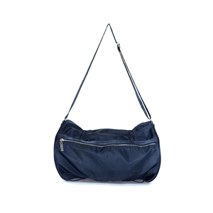 Best Korean Quality Fashion Lightweight Navy Nylon Zipper 10-Pocket Utility <b>Shoulder</b> Bag Adjustable <b>Strap</b> for Crossbody Use - Product Image 2