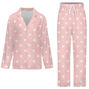 Pigiama da <span class=keywords><strong>donna</strong></span> con stampa firmata in <span class=keywords><strong>cotone</strong></span> 2 pezzi elegante abbigliamento da notte da <span class=keywords><strong>donna</strong></span> abbigliamento da notte per la casa abbigliamento estivo - Product Image 4