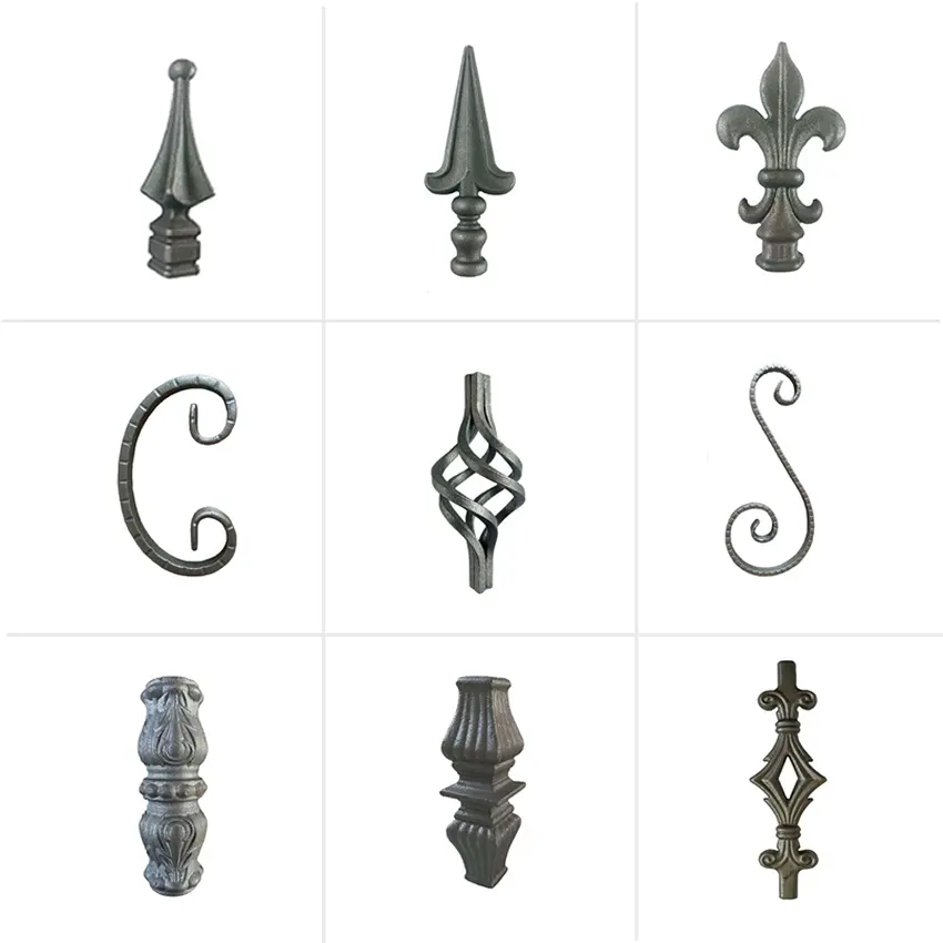 China factory direct shipment Wrought iron ornamental and fence top spear points with good quality