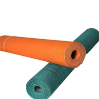 Tissu en maille couleur orange/vert sarcelle personnalisable pour la décoration intérieure/extérieure, application de mastic mural, chantier de construction