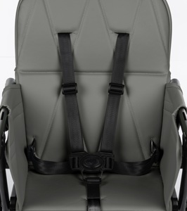 Trona Moderna de Acero Inoxidable Bebeconfort Lily, Plegable, para Bebés de 6 Meses a 3 Años, con Bandeja Lavable - Product Image 2