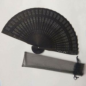 Eco-Friendly Personalized Spanish Style Hand Fan Wooden Cross-Border Fragrant 8 Inch Multi-Color Promotional Party Supplies - Product Image 2