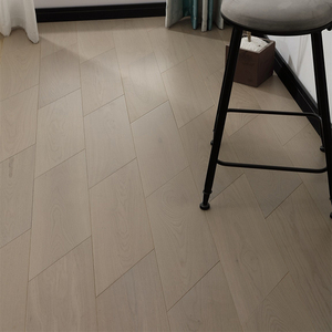 Parquet en frêne de Manchourie multicouche CE brillant 3D, surface de qualité asiatique ABCD, 14 mm, à joint chevron, pour hôpital - Product Image 1