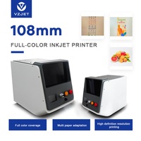 Imprimante couleur haute résolution 1200dpi Imprimante numérique de paquet de carton en un passage 108mm