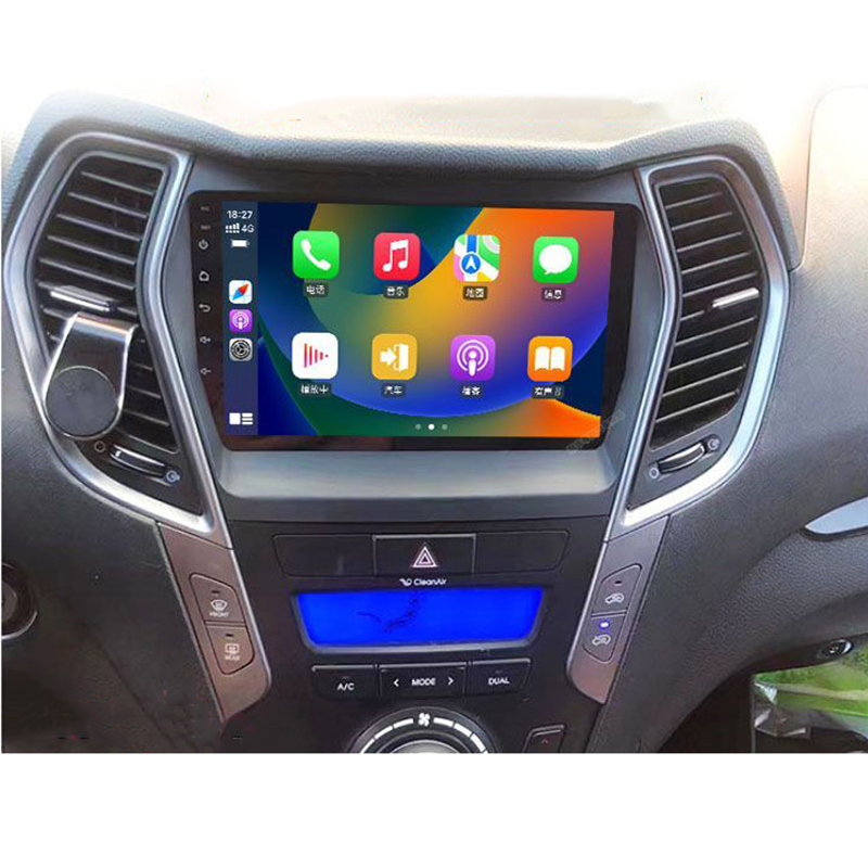 LUOKEKE Car Dashboard Cover Mat For Hyundai Santa Fe 2013-2018 Non-slip  Dashboard Mat Pad Interior Dash Mat Sunshade Windshield Glare - Black スクリーンウォッシュカバー Compatible With Hyundai For Santa Fe 2013 2014 2015
