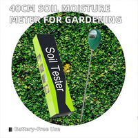 Capteur d'humidité du sol de 30 cm, moniteur d'eau pour le jardinage domestique, l'agriculture, matériau plastique, garantie de 12 mois, sans piles