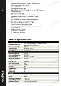 Commutateur réseau industriel L2 géré, 24 ports RJ45 1000/100/10M + 2 ports SFP 1G - Product Image 4