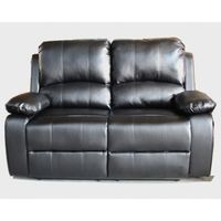 Sofá Seccional Modular, Juego de Muebles para Sala de Estar, Sofá Reclinable Moderno de Cuero, Sillón Reclinable