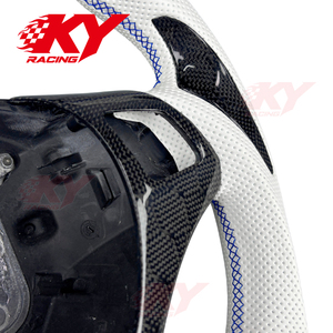Volante Deportivo Personalizado de Fibra de Carbono con Diseño de Panal de Abeja para BMW E90 E91 E92 E93 E87 M3 Serie 3 320i 325i 328i 330i 335i - Product Image 3