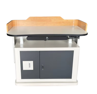 Pupitre numérique moderne en acier pour l'éducation, pupitre multimédia pour salle de classe, pupitre électronique abordable