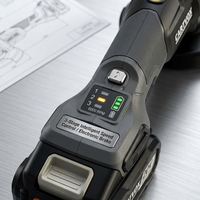 Meuleuse d'angle au lithium-ion CARTVOX CT5320 20V, puissance réelle de 800W, professionnelle, 125 mm, pour le meulage et la découpe des métaux