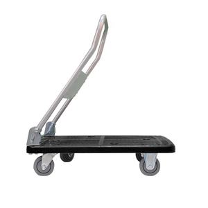Vente d'usine 300 kg Chariot à plateforme en plastique avec roulettes élastiques durables, poignée pliable, chariot à plateforme, chariot à main - Product Image 5