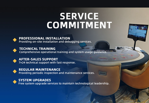 Mesa de Póker Electrónica de Lujo CTSOK y Gabinete para Croupier de Baccarat para Juegos y Entretenimiento - Product Image 3