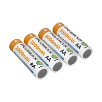 PUJIMAX batterie de lampe de poche de haute qualité 1.2V AA piles rechargeables 2000mAh 4 pièces/boîte batterie Nimh pour télécommande