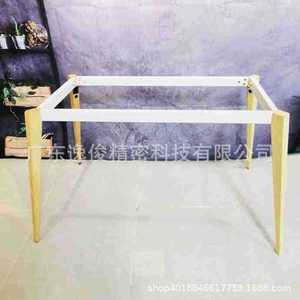 โครงโต๊ะทำงานเหล็กคาร์บอน 1200x600x725 มม. สีขาว ดีไซน์อุตสาหกรรม สำหรับใช้งานเชิงพาณิชย์ โครงเฟอร์นิเจอร์ทนทาน - Product Image 1