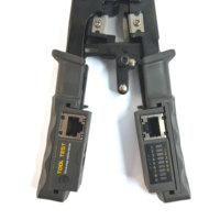 Herramienta de crimpado y probador de cables de red eléctrico multifunción 4P/6P/8P RJ45