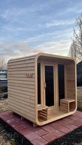 <span class=keywords><strong>Sauna</strong></span> Esterna <span class=keywords><strong>a</strong></span> Cubo di Lusso Moderna <span class=keywords><strong>a</strong></span> <span class=keywords><strong>Legna</strong></span> per 3-4 Persone, in Legno Massello, Ideale per Favorire il Sonno - Product Image 3