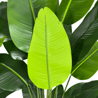 Réaliste 210cm Artificielle Voyageur Banane Faux Bonsaï Arbre Artificiel pour Maison Bureau Décoration Intérieure