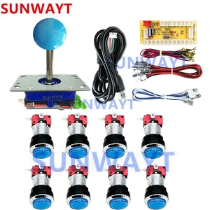 1 Máy nghe nhạc <span class=keywords><strong>Arcade</strong></span> DIY Kit điều khiển USB Encoder để PC trò chơi 8 nút cho <span class=keywords><strong>Arcade</strong></span> Joystick phần - Product Image 1