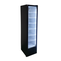 Congélateur vertical à portes vitrées d'usine 260L réfrigérateur à boissons refroidisseur à bière réfrigérateur à boissons pour hôtel maison boutique