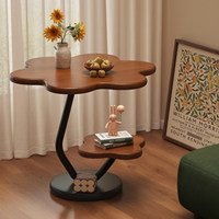 Table d'appoint pour canapé, usage domestique, chambre à coucher, salon, petite table basse, table de chevet, table ronde de balcon, petite table de style vintage