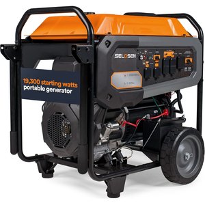 Generador de Gasolina Monofásico Refrigerado por Aire de 15.5 Kw, 15.5kv, 19300W, 50hz, 15500W, HSAMZ-Generador Portátil de Gasolina - Product Image 1