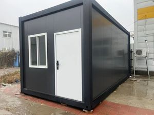 Casa Contenedor de Acero Portátil de 20 pies y 40 pies, Venta al por Mayor de Fábrica, Casa Prefabricada Modular, Casa Prefabricada para Acampar - Product Image 2