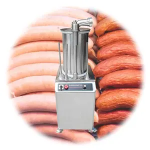 High Efficiency 300-600Kg/H Fast Filling Hydraulic Vertical 15L 26L Sausage Stuffer