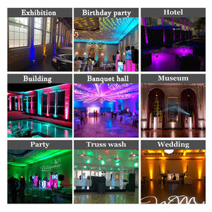 9x18 Wát không thấm nước Nhôm Cơ thể <span class=keywords><strong>LED</strong></span> mệnh ánh sáng không dây pin hoạt động cho ngoài trời công viên chủ đề sử dụng - Product Image 5