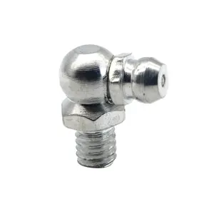 SYD 925-1 M6*1mm 90 degree white zinc plated grease nipples and fittings