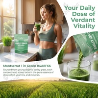 AegleWell Geconcentreerd Gerstegras Sap Poeder 250g Veganistisch Glutenvrij Non-GMO Rijk aan Chlorofyl Vitaminen Plantaardig Groen Superfood
