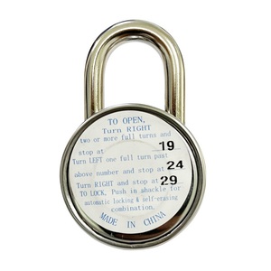 <span class=keywords><strong>Cadenas</strong></span> à combinaison rotative en acier inoxydable de 48 mm, haute sécurité, portable pour valises et bagages - Product Image 5
