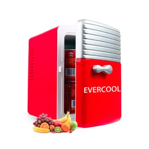 ミニ冷蔵庫5リットル6缶ポータブルクーラーおよびウォーマーパーソナル冷蔵庫
