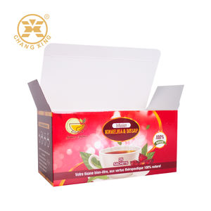 Boîte à thé OEM personnalisable en carton brillant avec impression à l'encre, emballage pour café, boîtes en papier pour produits minceur et nouveaux produits - Product Image 6