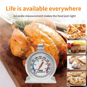 Thermomètre analogique bimétallique pour fours, utilisé pour la pizza, le barbecue et la cuisson de la viande - Product Image 2